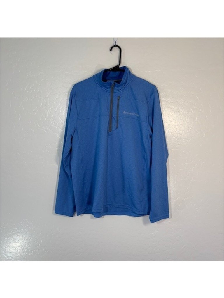 Vineyard Vines On-The-Go Shep Shirt Men's Medium Blue Quarter Zip Pullover